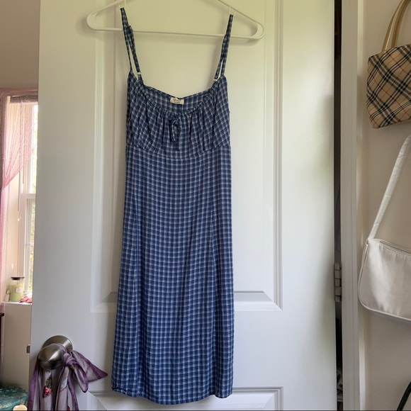 brandy melville blue plaid dress Pretty Girl Summer" Two Tone Shift Dress- Cobalt Blue and Money Green  Zia  Africa